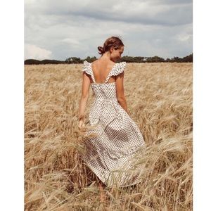 Daughters Of India Manjari cotton blockprint maxi dress. BNWT.